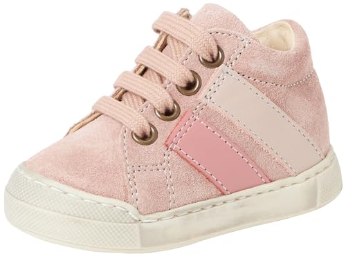 Falcotto Jungen Mädchen Gazer Zip Krippenschuh, Puderrosen, 18 EU von Falcotto