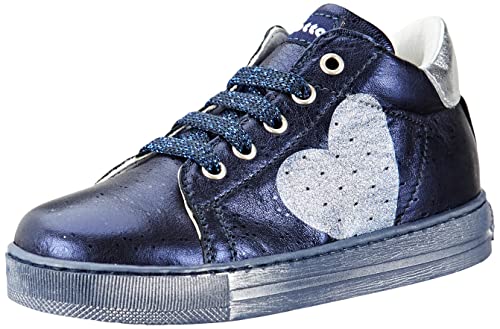 Falcotto Jungen Mädchen Heart Sneaker, blau, 20 EU von Falcotto