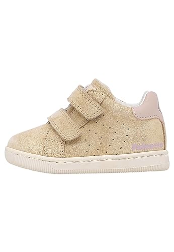 Falcotto KINER VL-Sneakers aus Leder und Veloursleder-Platin, Gold 18 von Falcotto