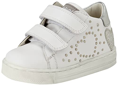 Falcotto Jungen Mädchen Leiny VL Sneaker, weiß, 26 EU von Falcotto