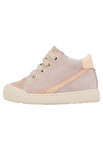 Falcotto Jungen Mädchen Muplie 2 Zip Krippenschuh, Puder Rose, 18 EU von Falcotto