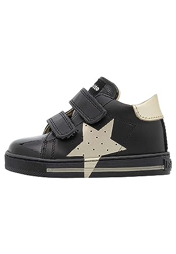 Falcotto Jungen Mädchen Venus Vl Krippenschuh, Black Platinum, 22 EU von Falcotto