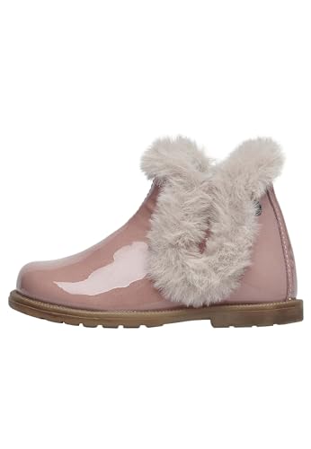 Falcotto Jungen Mädchen Winter Wood Fur Stiefelette, Rosa, 26 EU von Falcotto