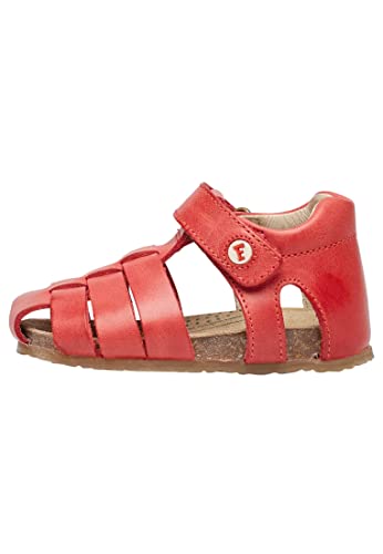 Falcotto ALBY-Halboffene Ledersandalen, rot 22 von Falcotto