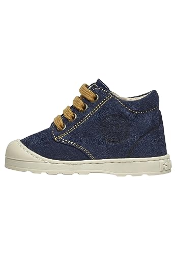 Falcotto LABLOOM Zip-Sneakers aus Veloursleder-Marineblau, Marineblau 19 von Falcotto