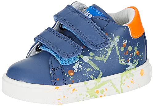 Falcotto Lacus Vl Hausschuh, Azure Orange Fluo, 18 EU von Falcotto