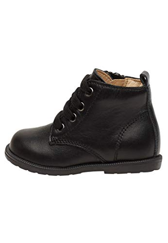 Falcotto ROBIN NEW-Stiefelette aus Kalbsleder mit Reißverschluss und Schnürsenkeln, schwarz 24 von Falcotto