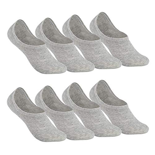 Falechay Sneaker Socken Damen Herren Füßlinge Footies 8 Paar Kurze Großes Silikonpad Verhindert Verrutschen Unsichtbare 8xgrau 43-46 Falechay Sneaker Socken Damen Herren Füßlinge Footies 8 Paar Kurze Großes Silikonpad Verhindert Verrutschen Unsichtbare 8xgrau 43-46 von Falechay