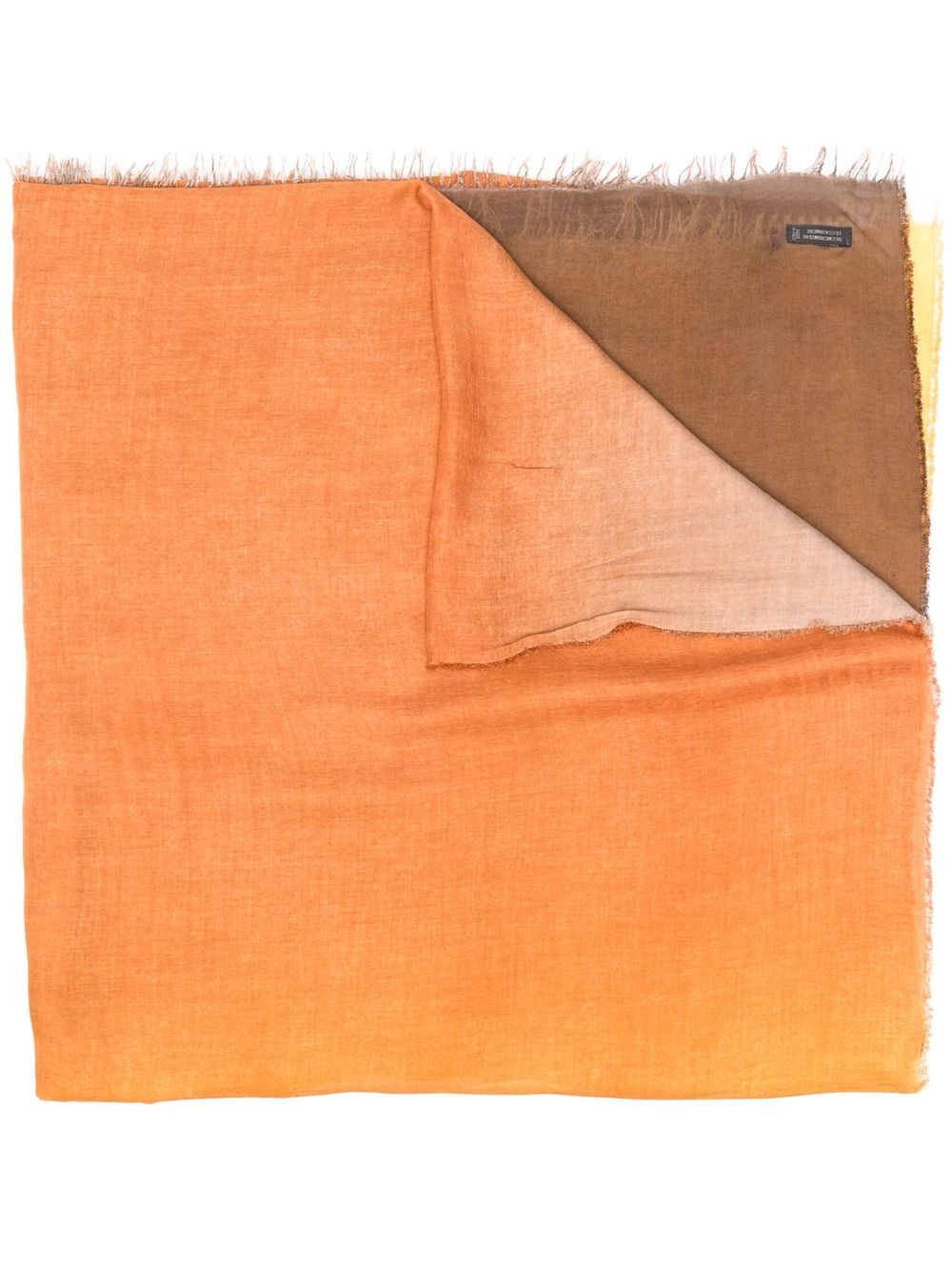 Faliero Sarti Schal in Colour-Block-Optik - Orange von Faliero Sarti