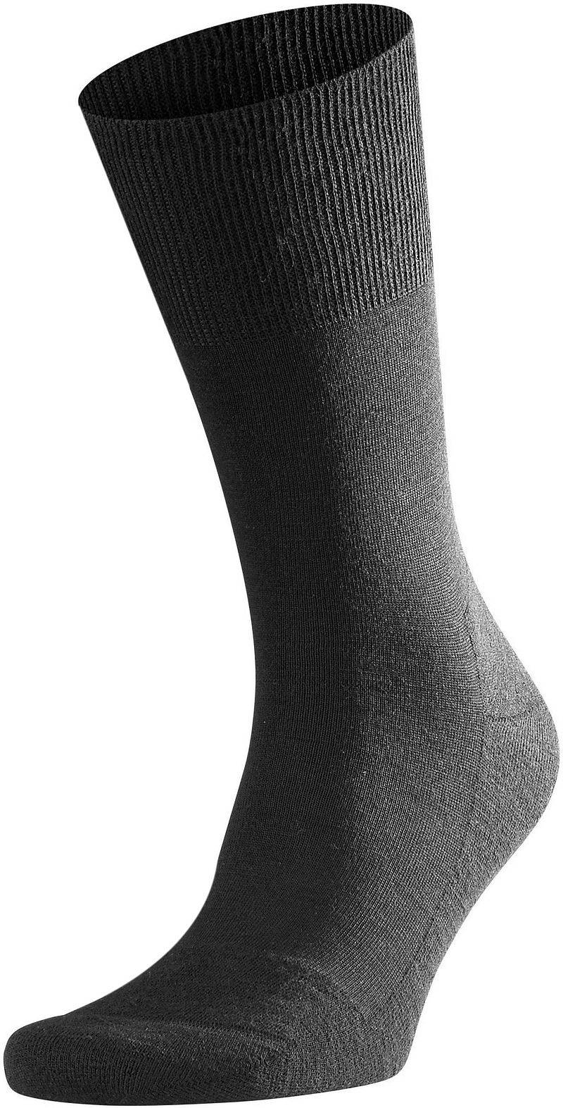 FALKE Airport PLUS Socken Woolmix Schwarz 3000 - Größe 47-48 von Falke