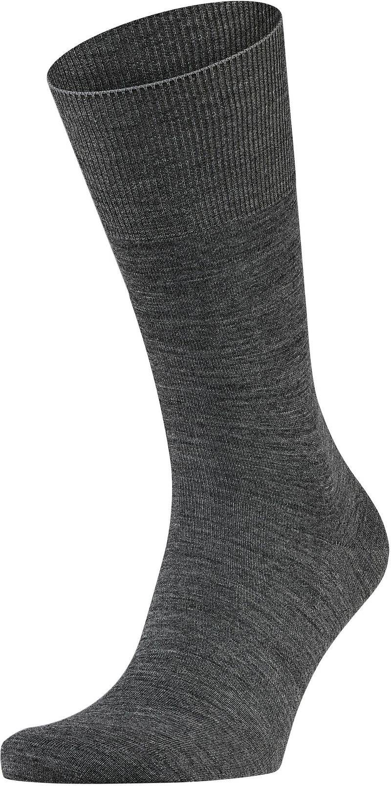 FALKE Airport Socken Grau 3070 - Größe 45-46 von Falke