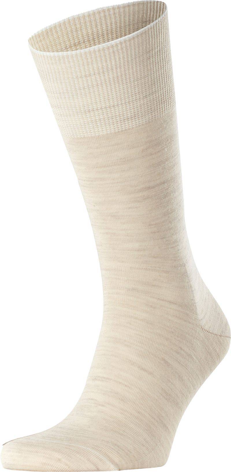 Falke Airport Socke Hellbeige Melange - Größe 41-42 von Falke