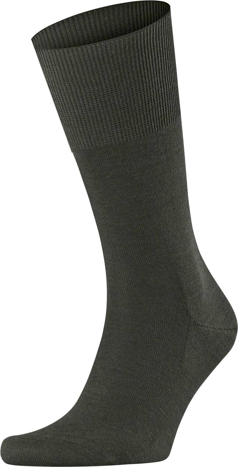 Falke Airport Socke Wool Blend 7155 Dunkelgrün - Größe 39-40 von Falke