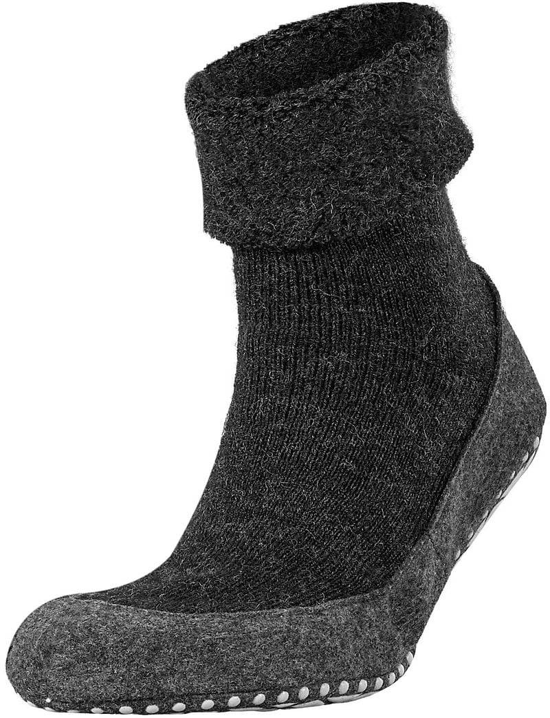 Falke Cosyshoe Hausschuhe Anthrazit - Größe 43-44 von Falke