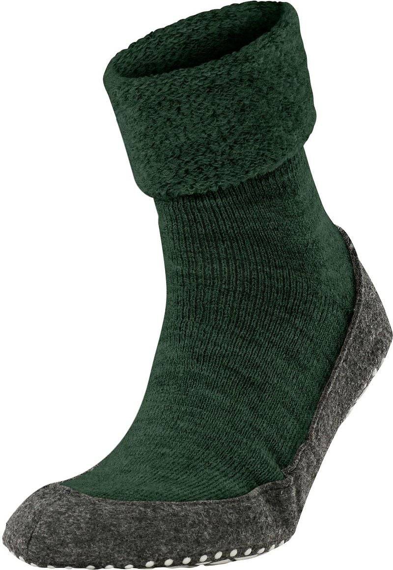 Falke Cosyshoe Hausschuhe Dunkelgrün - Größe 37-38 von Falke