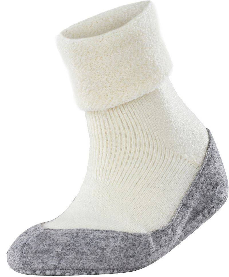Falke Cosyshoe Hausschuhe Ecru - Größe 39-40 von Falke