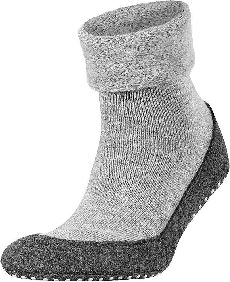 Falke Cosyshoe Hausschuhe Hell Grau - Größe 39-40 von Falke