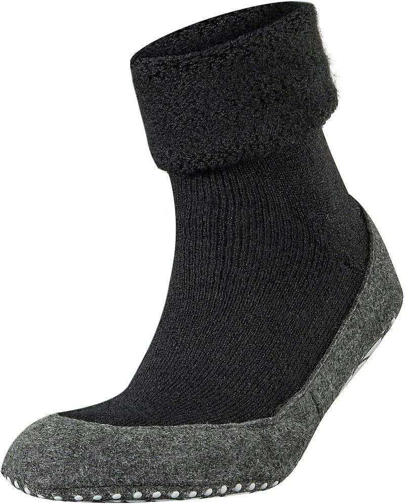 Falke Cosyshoe Hausschuhe Schwarz - Größe 41-42 von Falke