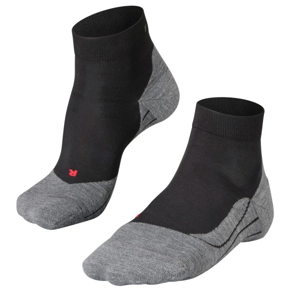 Falke - Falke RU4 Short - Laufsocken Gr 42-43 grau/schwarz von Falke