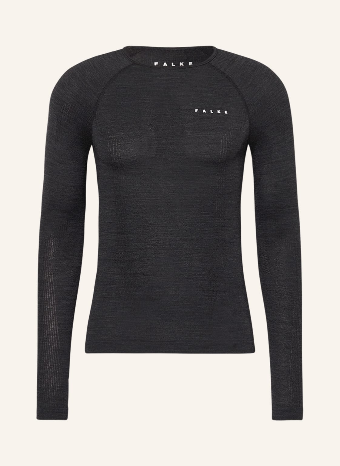 Falke Funktionswäsche-Shirt Wool-Tech Mit Merinowolle schwarz Falke Funktionswäsche-Shirt Wool-Tech Mit Merinowolle schwarz von Falke