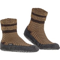 Falke Herren Hausschuhe braun Schur-Wolle Gemustert von Falke