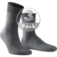 Falke Herren Homepads Grau Merinowolle unifarben von Falke