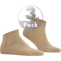 Falke Herren Sneakersocken beige Baumwolle unifarben von Falke