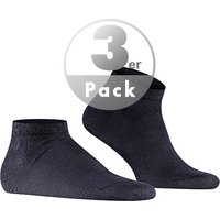 Falke Herren Sneakersocken blau Baumwolle unifarben von Falke