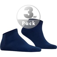 Falke Herren Sneakersocken blau Baumwolle unifarben von Falke