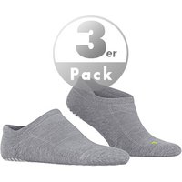 Falke Herren Sneakersocken grau Mikrofaser unifarben von Falke