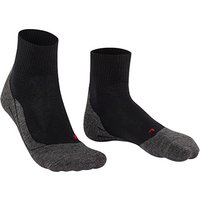 Falke Herren Socken schwarz Merinowolle unifarben von Falke