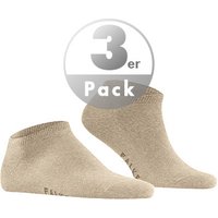 Falke Herren Sneakersocken beige Baumwolle unifarben von Falke