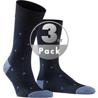 Falke Herren Socken blau Baumwolle & Mix Gemustert von Falke