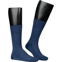 Falke Herren Socken blau Kaschmir unifarben von Falke