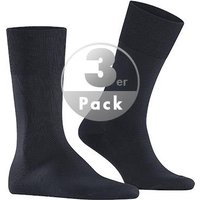 Falke Herren Socken blau Merinowolle unifarben von Falke