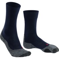Falke Herren Socken blau Merinowolle unifarben von Falke