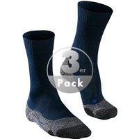 Falke Herren Socken blau Mikrofaser unifarben von Falke