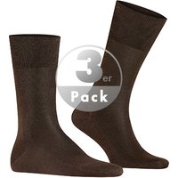 Falke Herren Socken braun Baumwolle unifarben von Falke