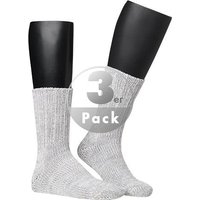 Falke Herren Socken grau Baumwolle unifarben von Falke