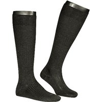 Falke Herren Kniestrümpfe grau Baumwolle & Mix unifarben von Falke
