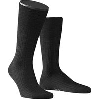 Falke Herren Socken Grau Merinowolle unifarben von Falke