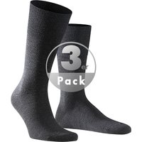 Falke Herren Socken Grau Merinowolle unifarben von Falke