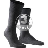 Falke Herren Socken grau Merinowolle unifarben von Falke