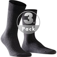 Falke Herren Socken grau Merinowolle unifarben von Falke