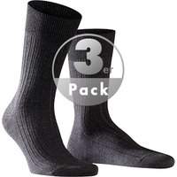 Falke Herren Socken Grau Merinowolle unifarben von Falke