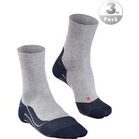 Falke Herren Socken grau Mikrofaser unifarben von Falke
