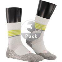 Falke Herren Socken grau Mikrofaser gestreift von Falke