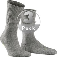 Falke Herren Socken grau Schur-Wolle unifarben von Falke
