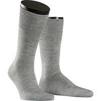 Falke Herren Socken Grau Seide unifarben von Falke