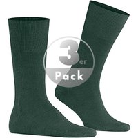 Falke Herren Socken grün Merinowolle unifarben von Falke